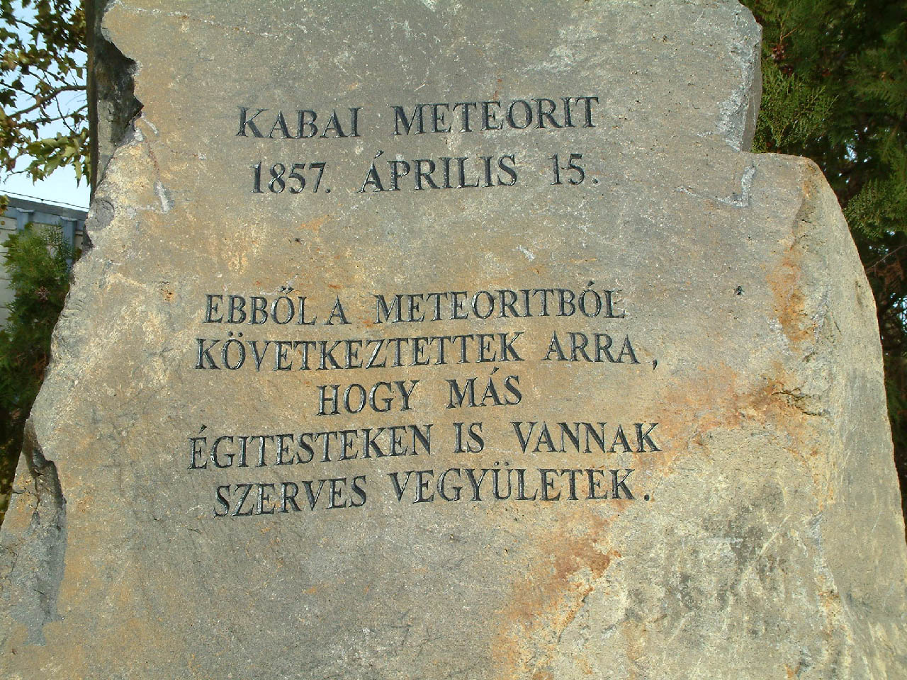 kabai meteorit